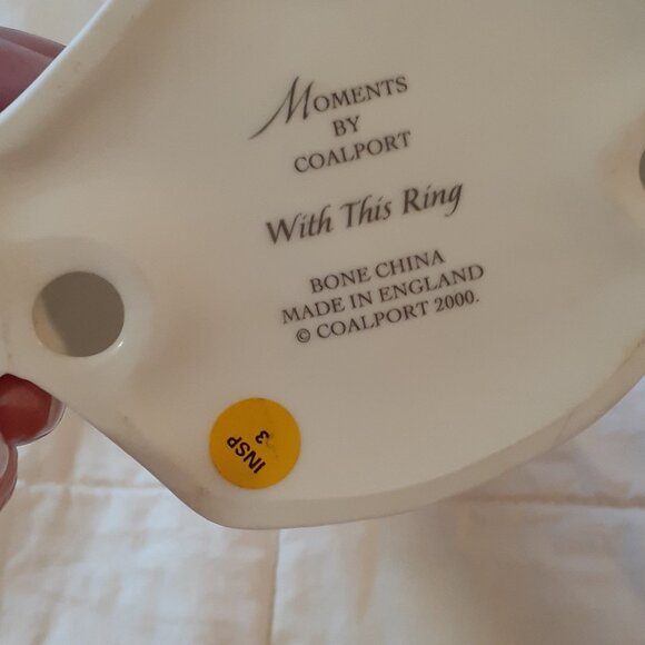 "With This Ring" Moments by Coalport sculpture Fine Bone China England - Picture 7 of 7